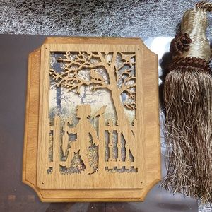 Wooden curved art